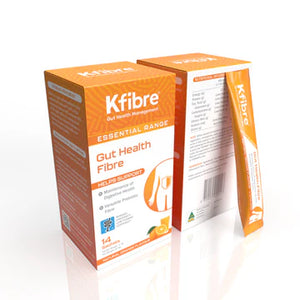 Kfibre Essential Gut Health Orange Berry Sachets 1.5g x 14 Pack